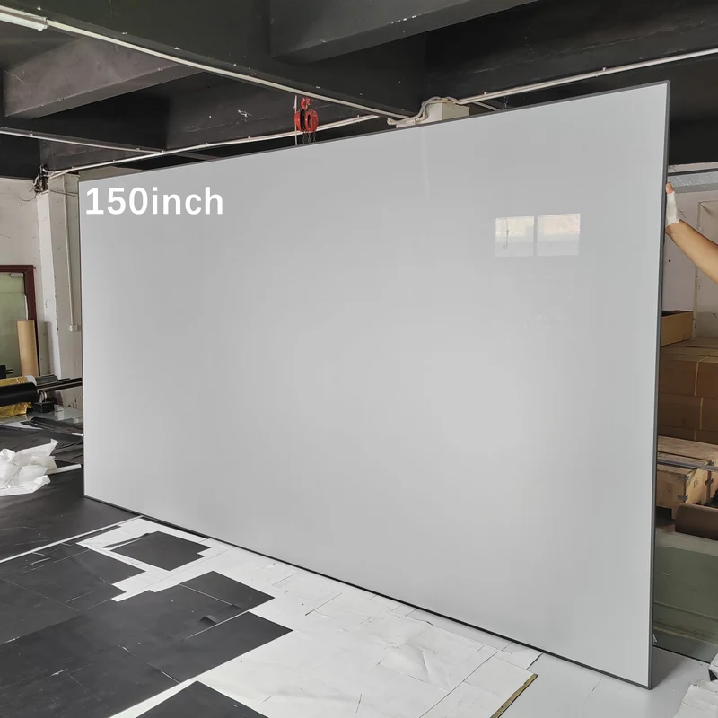 Wupro Cinema Gallery G3A Anti-Speckle Woven Acoustically Transparent Fixed Frame Screen For UST & Long Throw Projector