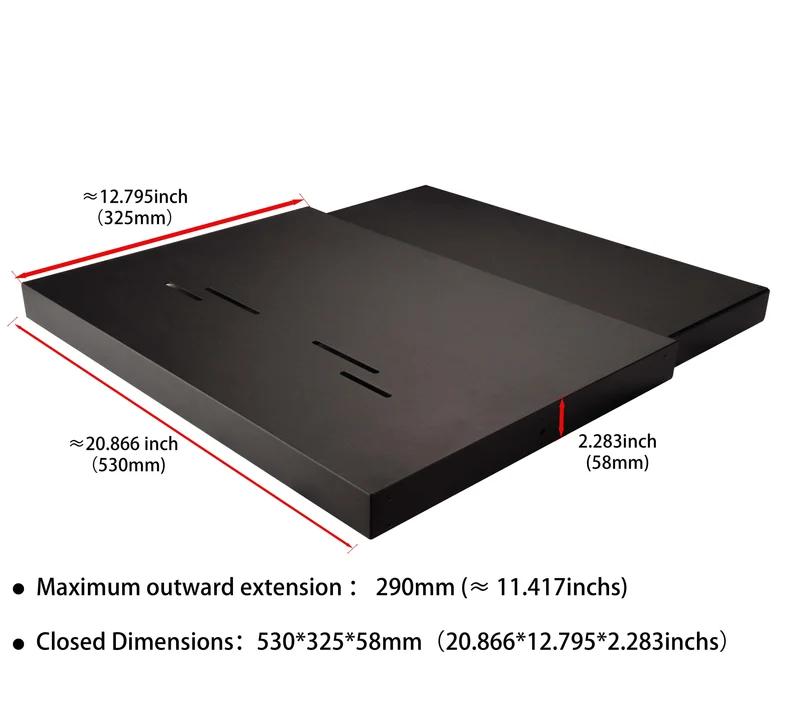 WUPRO Smart Laser TV Platform Tray S290 Mobile Telescopic Table For UST Projector
