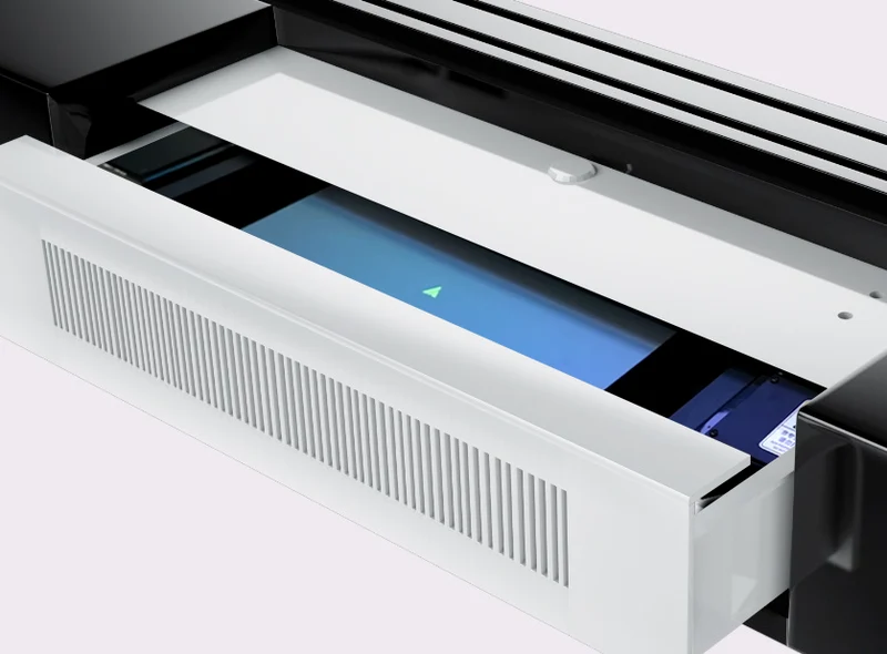 WUPRO Eterna Series Top quality solid wood smart Laser TV Cabinet with UST floor rising screen For UST Projector
