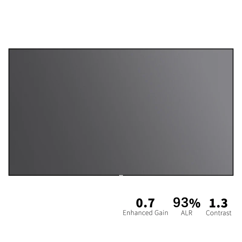 132-inch Seamless Lenticular Wupro Cinema CLR ALR Fixed Frame Projector Screen for Ultra Short Throw Projectors
