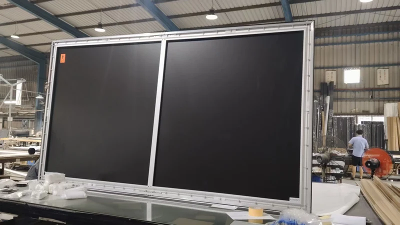 132-inch Seamless Lenticular Wupro Cinema CLR ALR Fixed Frame Projector Screen for Ultra Short Throw Projectors
