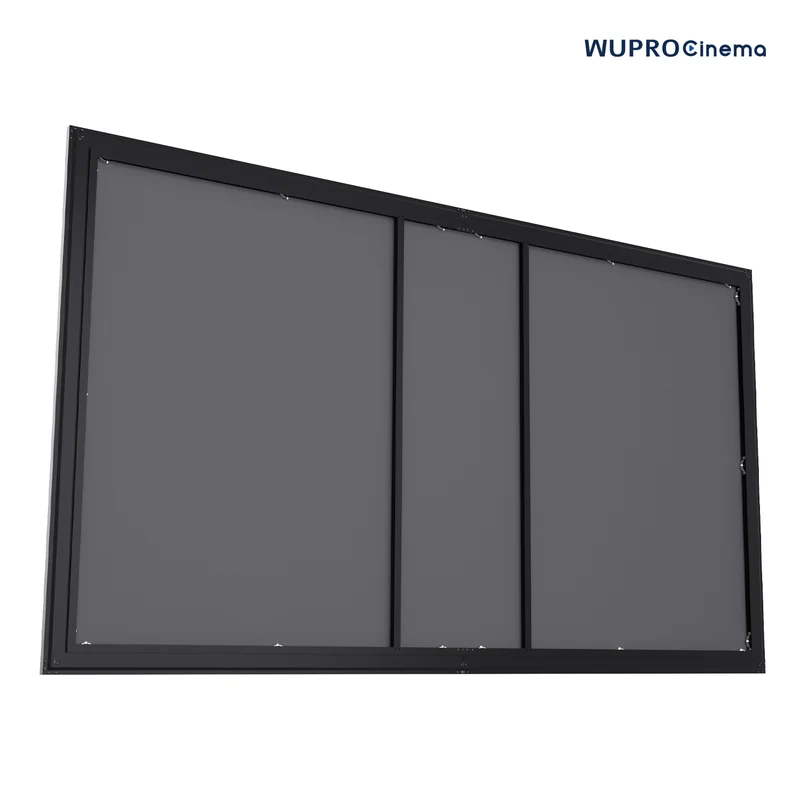 100/120inch WUPRO Cinema Fresnel Peacock Series 4K&8K UST ALR Fixed Frame Screen For UST Projector