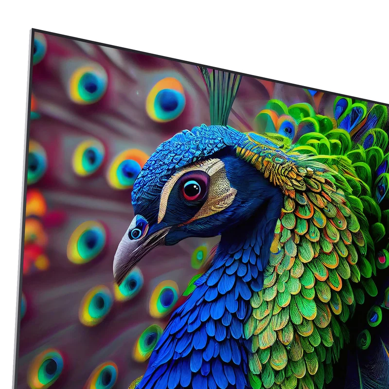 100/120inch WUPRO Cinema Fresnel Peacock Series 4K&8K UST ALR Fixed Frame Screen For UST Projector
