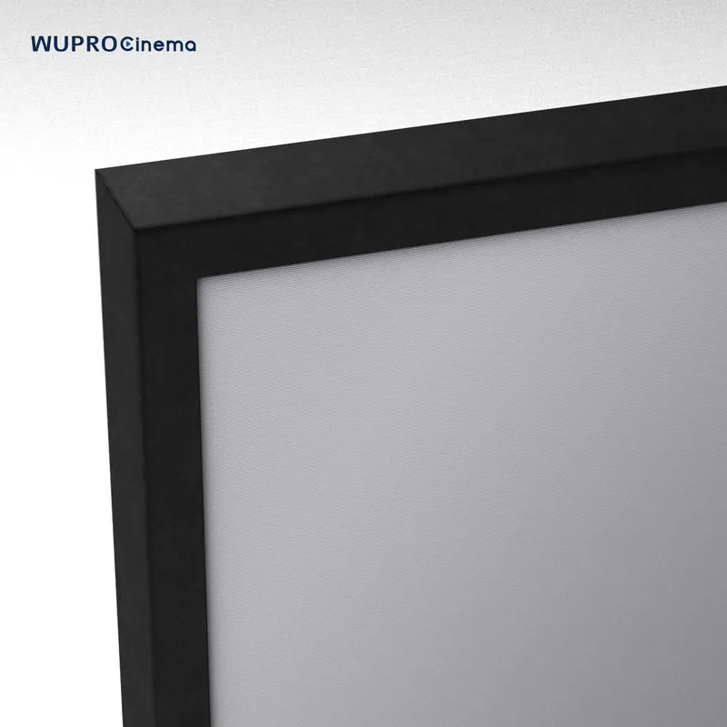 72"-150‘’ Wupro Cinema Gallery CBSP Enhanced Contrast Fixed Frame CLR ALR UST Projector Screen