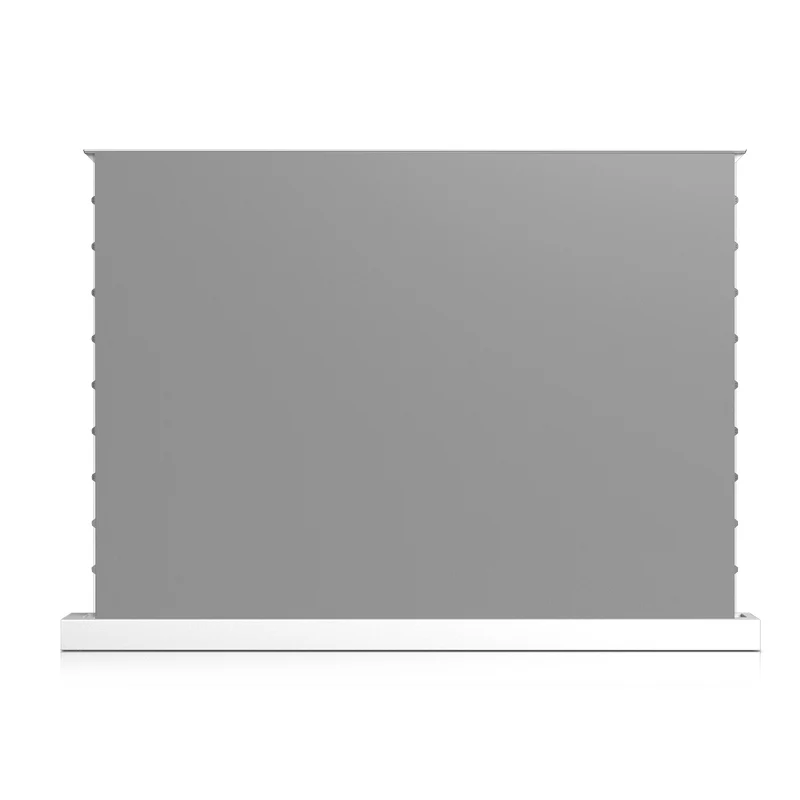 WUPRO CINEMA-LEVEL Smart Enhanced Gain Motorized Tension Floor Rising Screen For Long Throw projector