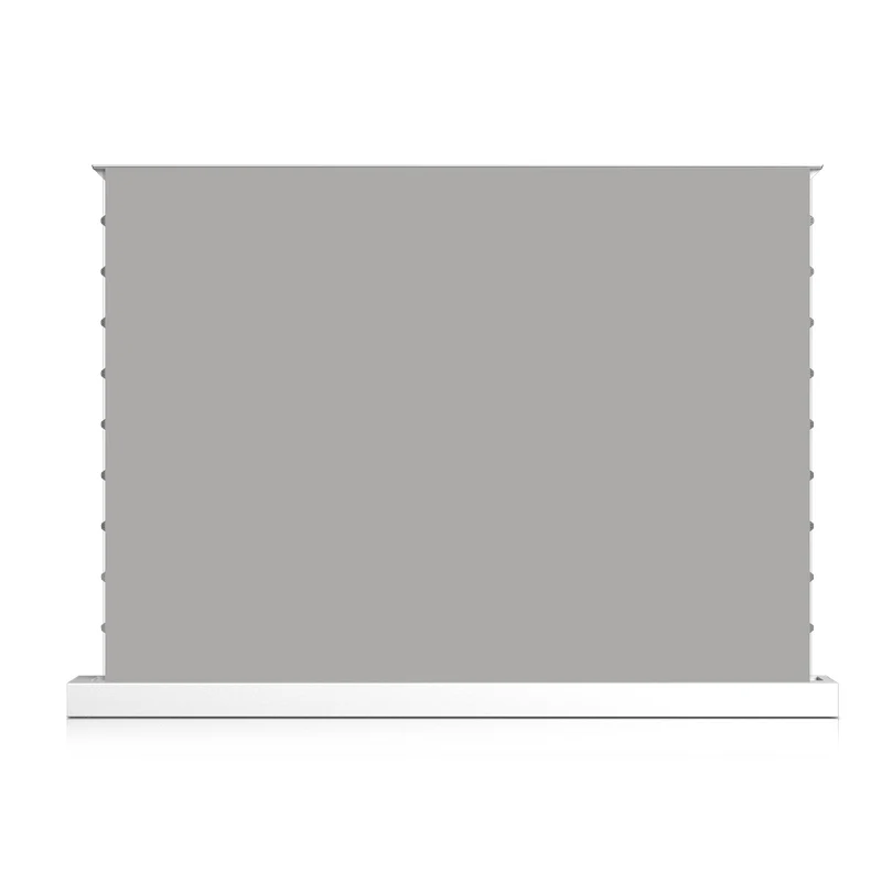 WUPRO CINEMA-LEVEL Smart Enhanced Gain Motorized Tension Floor Rising Screen For Long Throw projector