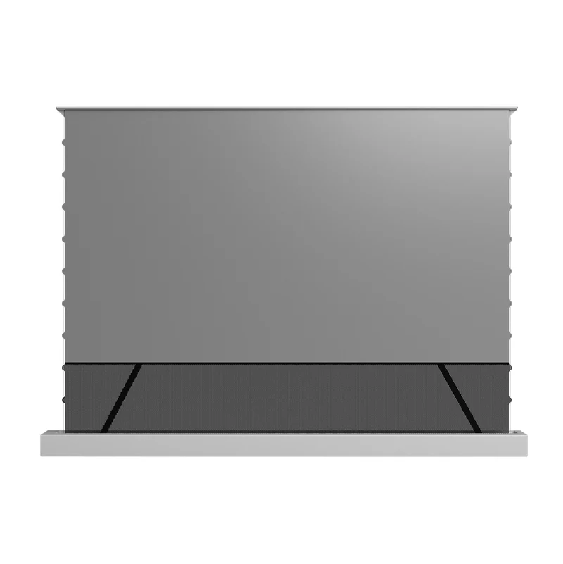 WUPRO CINEMA-LEVEL LeApex Smart CBSP Excellent Contrast Tension CLR ALR Motorized Floor Rising Screen For UST Projector