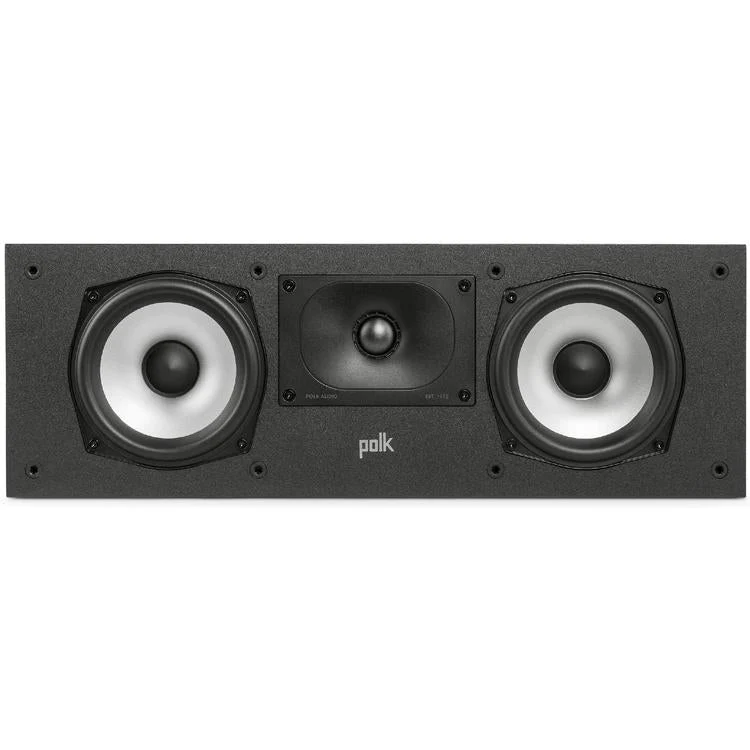 Polk Monitor XT30 | Center Speaker - Hi-Res Audio Certified - Black