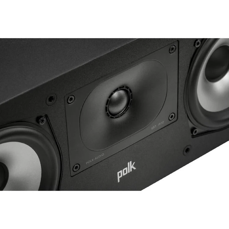 Polk Monitor XT30 | Center Speaker - Hi-Res Audio Certified - Black