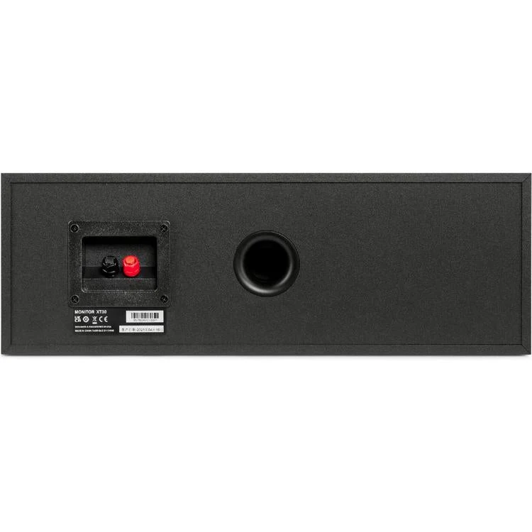 Polk Monitor XT30 | Center Speaker - Hi-Res Audio Certified - Black