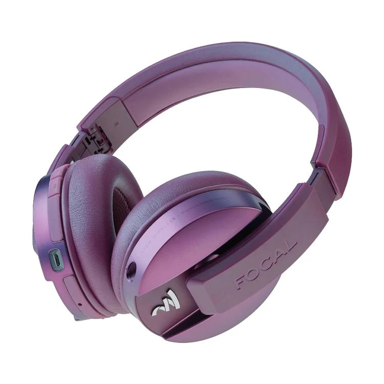 Focal LISTEN WIRELESS | Écouteur circum-auriculaire fermé - Sans fil - Bluetooth - Double microphone - Poupre