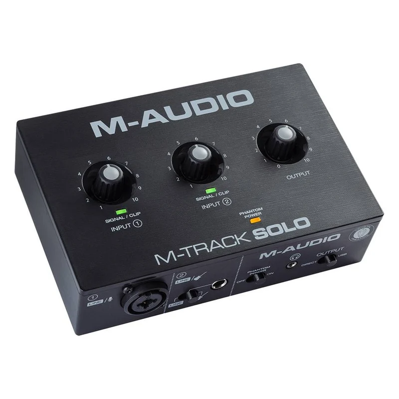 M-AUDIO M-TRACK SOLO Interfaccia USB a 2 canali