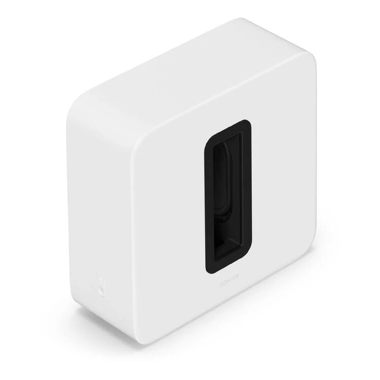 Sonos | Ensemble complémentaire haut de gamme pour cinéma maison - Sub 4 + 2 Era 100 - Blanc