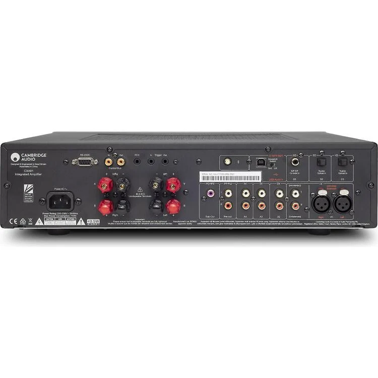 Cambridge CXA 81 MKII | Amplificateur intégré - 80 W - Optique TOSLINK - Gris Lunaire