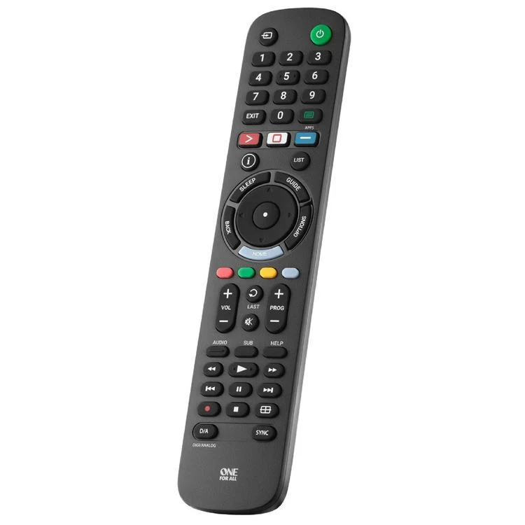 One for All URC4812R | Télécommande de remplacement direct pour tout téléviseur Sony - Série Replacement - Noir