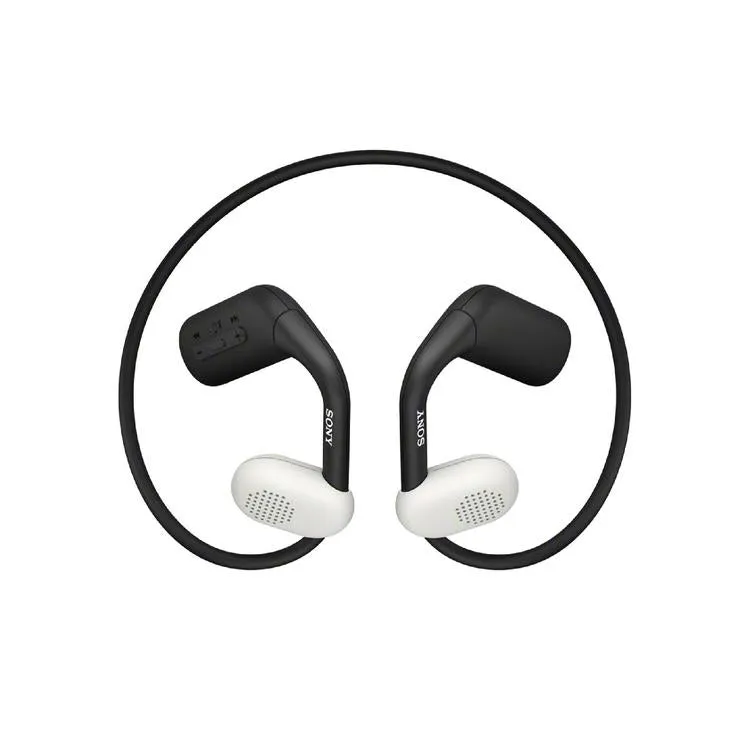 Sony Float Run WIOE610 | Ecouteurs avec micro - Supra-auriculaires - Bluetooth - Sans fil - Noir