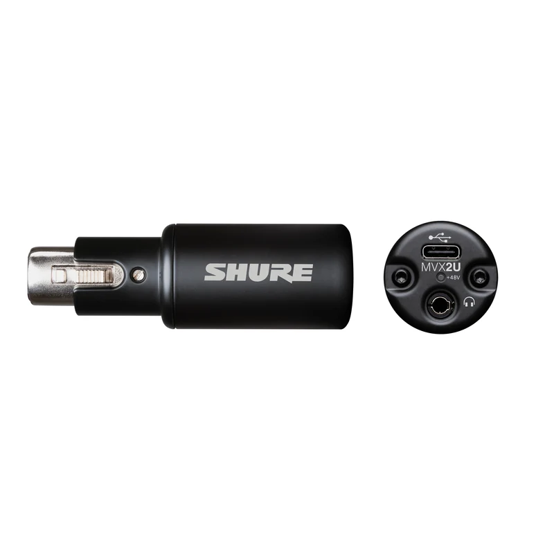 Shure MVX2U Gen 2 - Interfaccia Audio USB C per microfono, con DSP