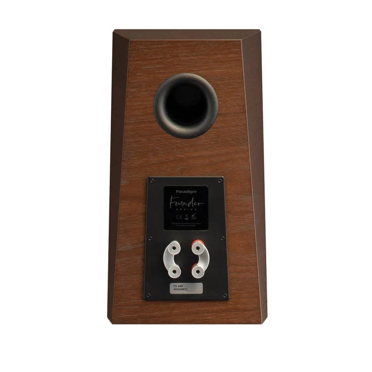 Paradigm Founder 40B | Haut-parleurs d'étagère - 92 db - 69 Hz - 23 kHz - 8 ohms - Noyer - Paire