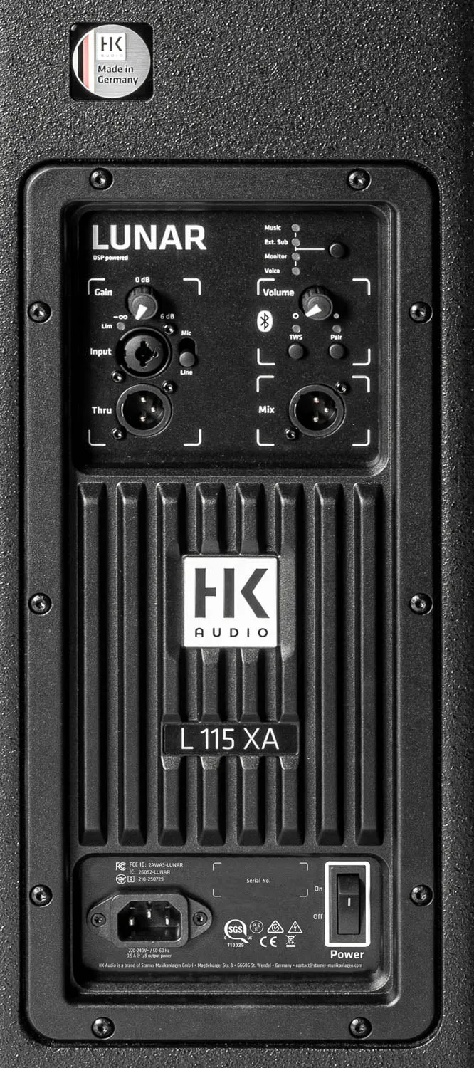 HK Audio SHL LUNAR 115 XA