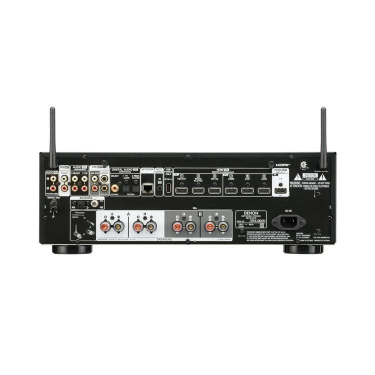 DENON DRA-900H | Récepteur stéréo 8K - 2.2 Canaux - Dolby Vision - HDR10+ - Bluetooth - Noir