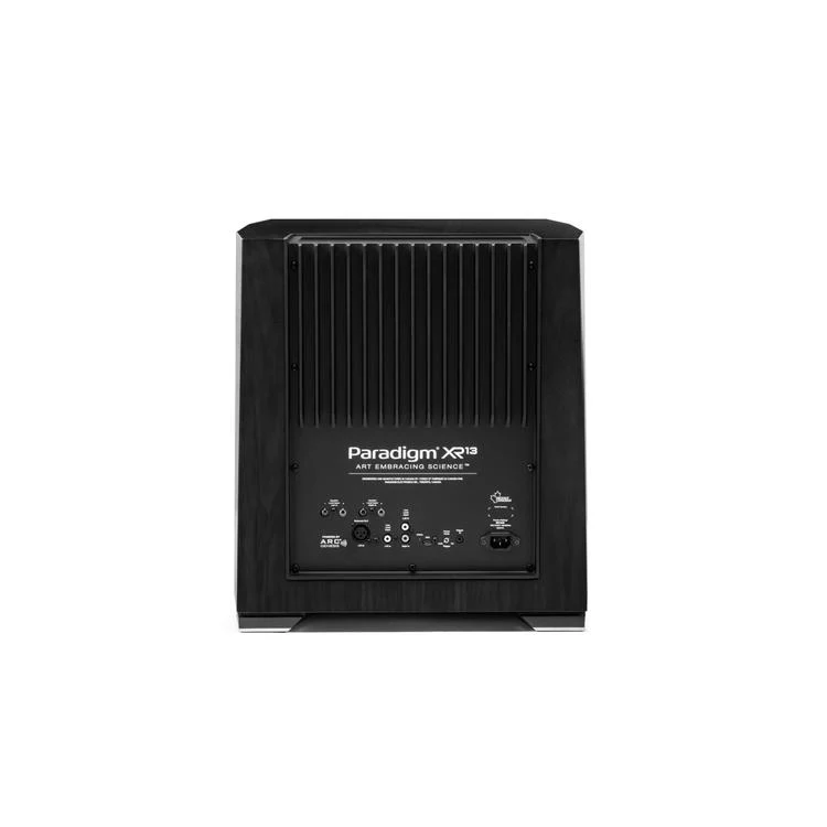 Paradigm XR13 | Caisson de graves 13" - Système de suspension trilinéaire - Active Ridge - 2200 W RMS - Noir piano