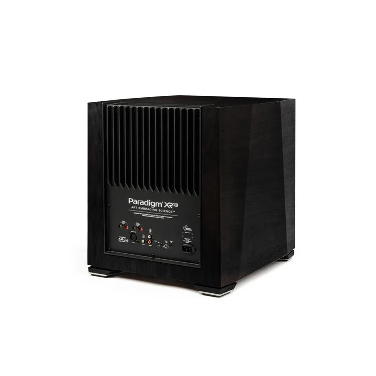 Paradigm XR13 | Caisson de graves 13" - Système de suspension trilinéaire - Active Ridge - 2200 W RMS - Noyer Noir