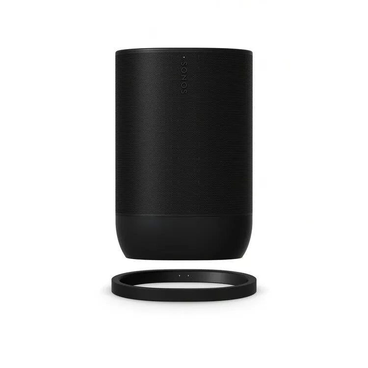 Sonos Move 2 | Haut-parleur sans fil - Stéréo - Commande Vocale - Jusqu'à 24 heures d'autonomies - Noir
