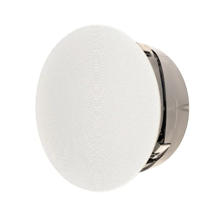 Paradigm CI Pro P80-SM v2 | Haut-parleur 8" rond encastré - Plafond - Bidirectionnel - Série CI PRO v2 - Blanc - Surface prêt à peindre - Unité