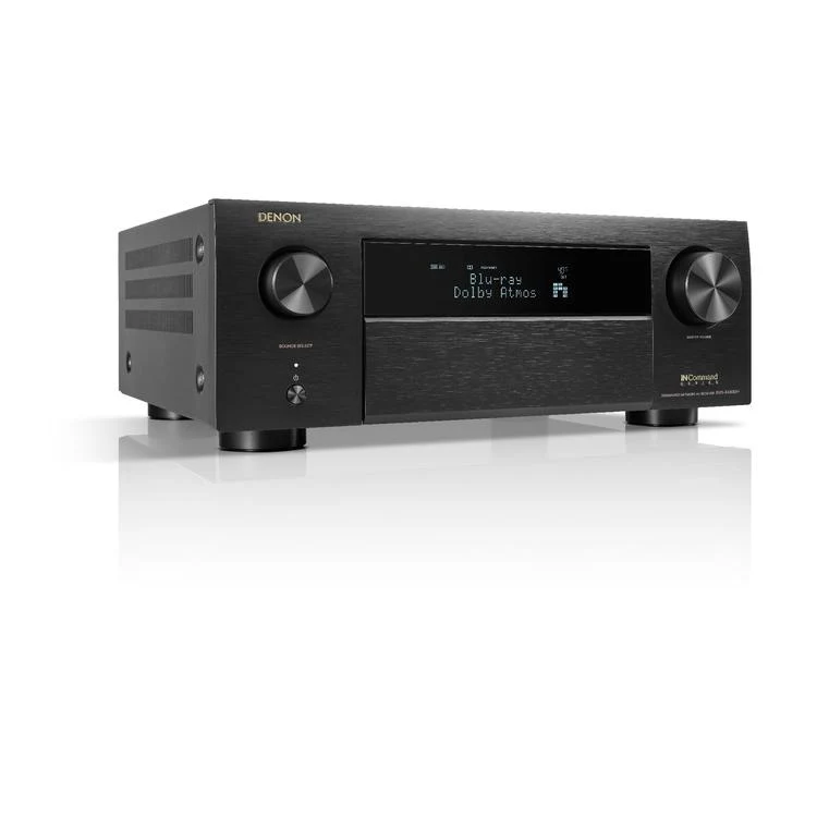 Denon AVRX4800H & HOME250 | Récepteur AV 9.4 canaux et haut-parleur sans-fil - 8K - Auro 3D - Cinéma maison - HEOS - Noir