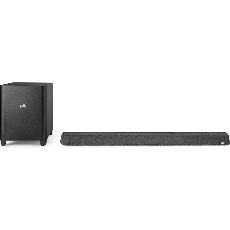 Polk MagniFi MAX AX SR | Système Cinéma maison 7.1.2 - Barre de son - Caisson de graves 10" sans fil - Dolby Atmos - Noir