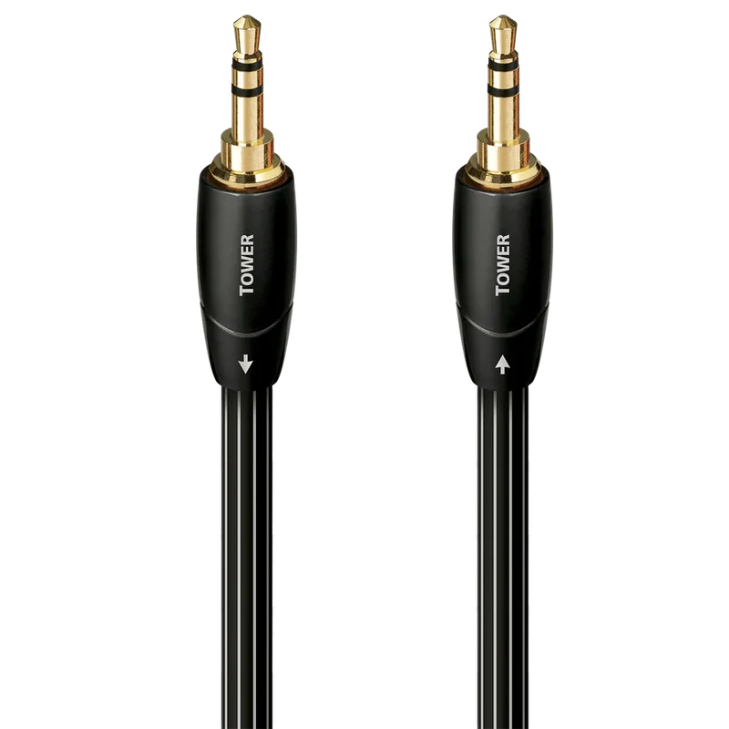 AudioQuest Tower 1M 3.5mm to 3.5mm Analogue Audio Interconnect Cable