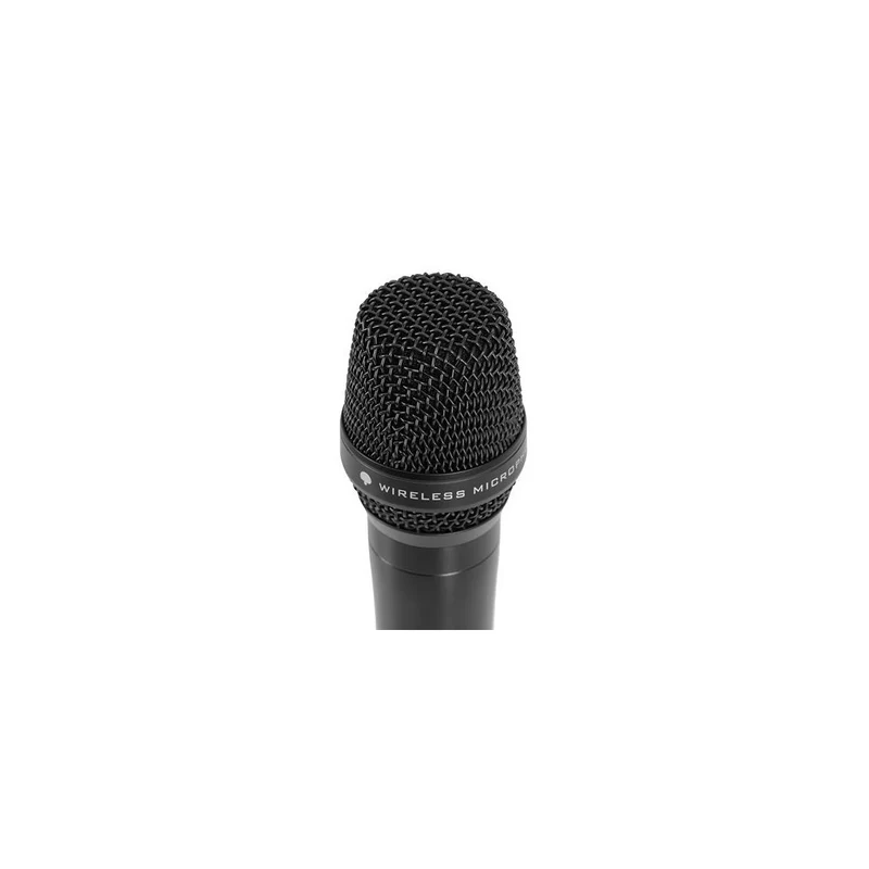 Mac Mah Professional wireless microphone system, dynamic cardioid interchangeable capsule, True Diversity receiver, infrared pai