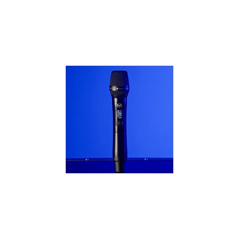 Mac Mah Professional wireless microphone system, dynamic cardioid interchangeable capsule, True Diversity receiver, infrared pai