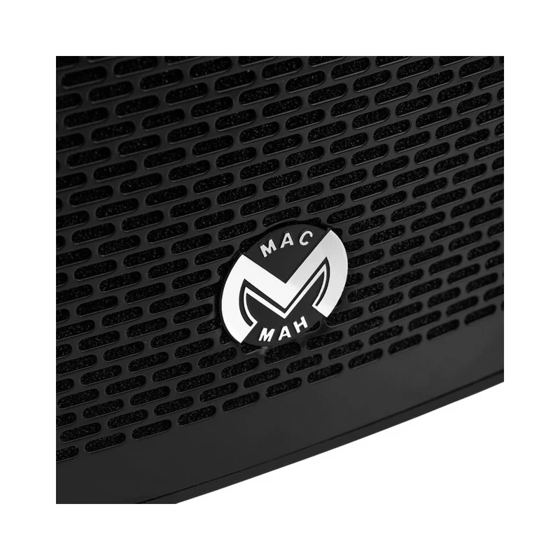 Mac Mah 2 ways active loudspeaker, 200 W (LF) + 50 W (HF) RMS, Class-D and Class-AB bi-amping, 24-bit / 96 kHz DSP, 2-channel mi