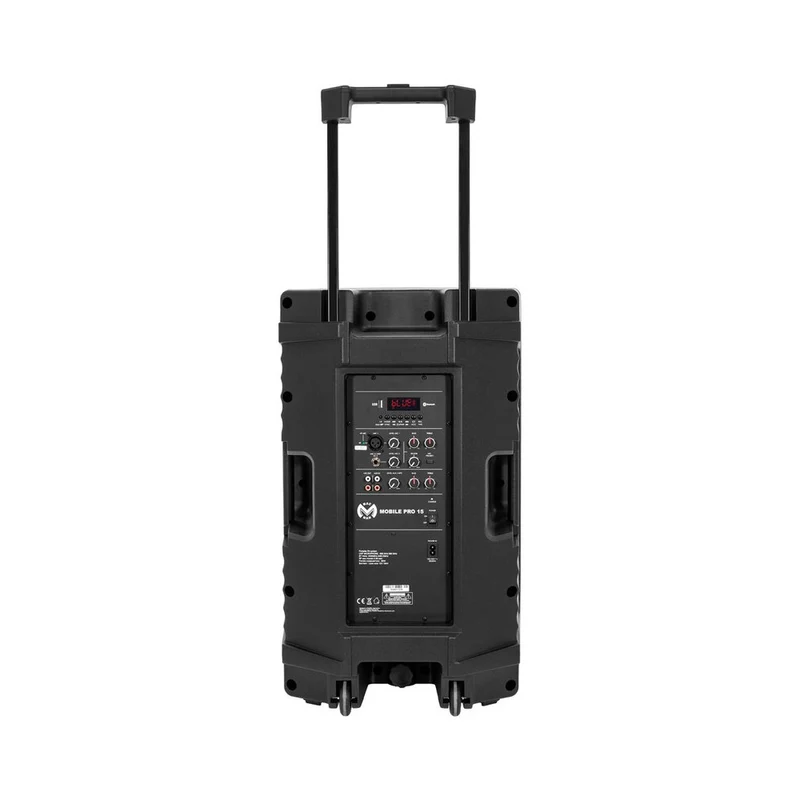 Mac Mah 600 W battery powered portable PA system, 15" LF + 3.2" HF, Bluetooth, USB key reader