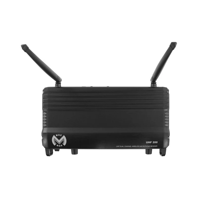 Mac Mah Complete wireless microphone, 2 handheld transmitters and 1 receiver, transmission frequencies 660 - 690 MHz