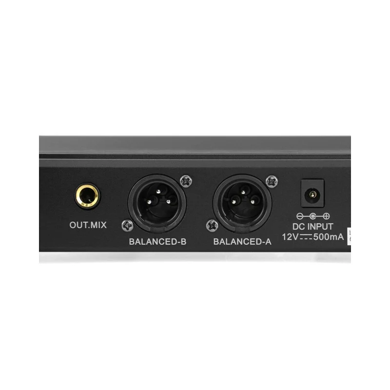 Mac Mah Complete wireless microphone, 2 handheld transmitters and 1 receiver, transmission frequencies 660 - 690 MHz