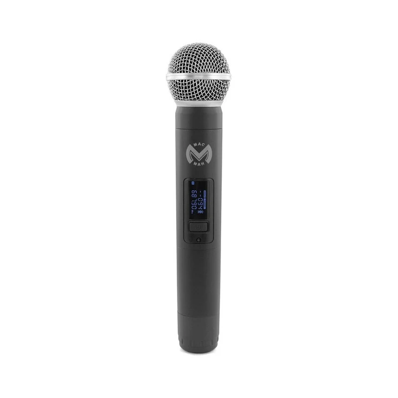 Mac Mah Complete wireless microphone, 2 handheld transmitters and 1 receiver, transmission frequencies 660 - 690 MHz