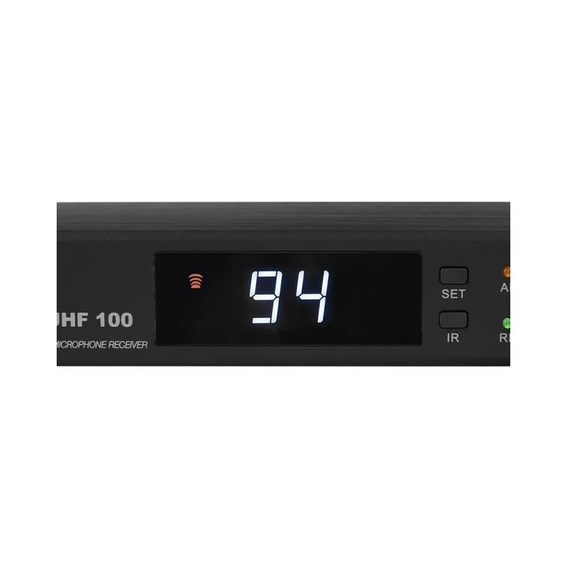 Mac Mah Complete wireless microphone, 1 handheld transmitter and 1 receiver, transmission frequencies 660 - 690 MHz