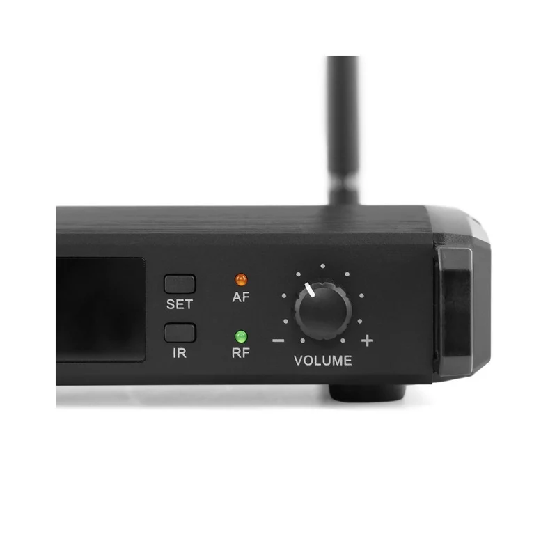 Mac Mah Complete wireless microphone, 1 handheld transmitter and 1 receiver, transmission frequencies 660 - 690 MHz