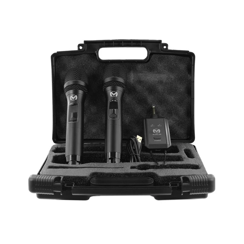 Mac Mah Professional double handheld wireless transmitter / 2 CH receiver, 660 - 690 MHz