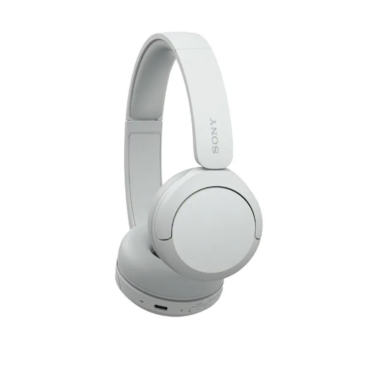 Sony WH-CH520 | Écouteurs supra-auriculaires - Sans fil - Bluetooth - Jusqu'à 50 heures d'autonomie - Blanc