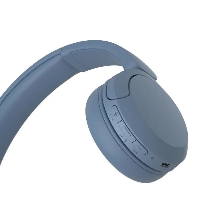 Sony WH-CH520 | Écouteurs supra-auriculaires - Sans fil - Bluetooth - Jusqu'à 50 heures d'autonomie - Bleu