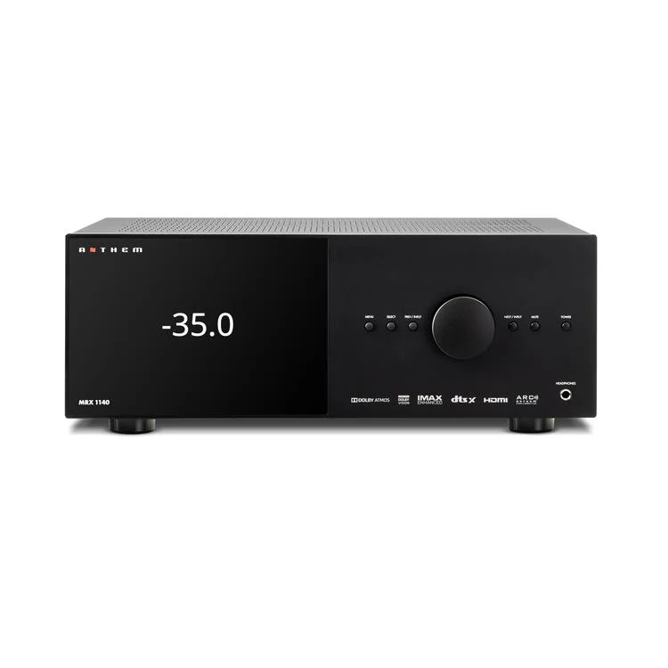 Anthem MRX 1140 8K | Récepteur cinéma maison - Préamplificateur 15.2 canaux et Amplificateur 11 canaux - 140 W - Noir