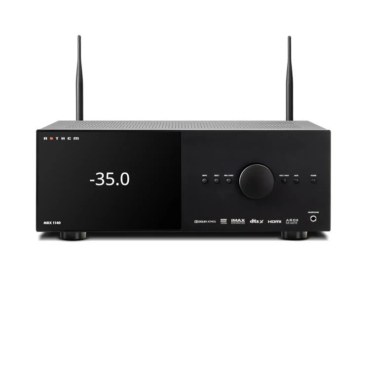 Anthem MRX 1140 8K | Récepteur cinéma maison - Préamplificateur 15.2 canaux et Amplificateur 11 canaux - 140 W - Noir