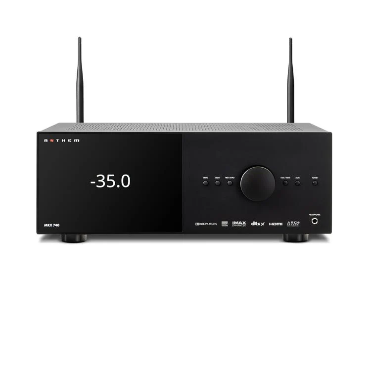 Anthem MRX 740 8K | Récepteur cinéma maison - Préamplificateur 11.2 canaux et Amplificateur 7 canaux - 140 W - Noir