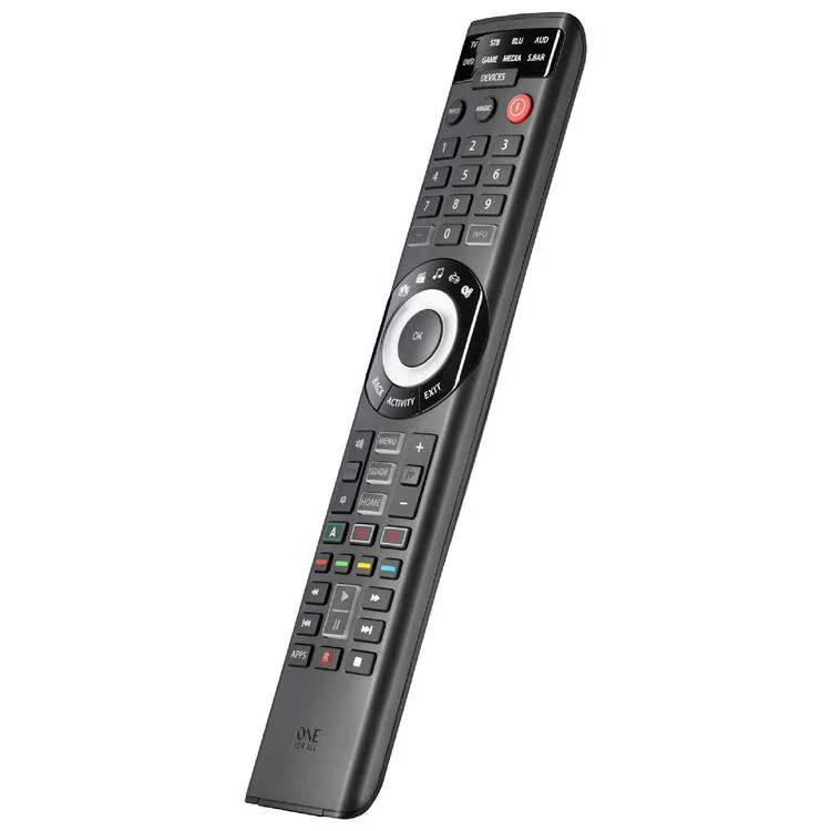 One for All URC7880R | Télécommande universelle intelligente pour tout téléviseur - Série Smart - Pour 8 appareils - Noir