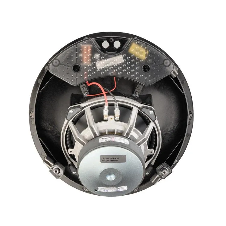 Paradigm CI Elite E80-A V2 | Haut-parleur encastré - Plafonnier - SHOCK-MOUNT - Blanc - Surface prête à peindre - Unité