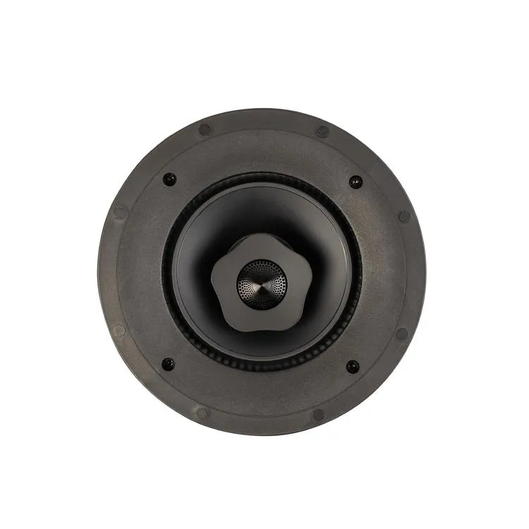 Paradigm CI Elite E65-R V2 | Haut-parleur 6-1/2" encastré - Plafonnier - SHOCK-MOUNT - Noir - Surface blanche prête à peindre - Unité