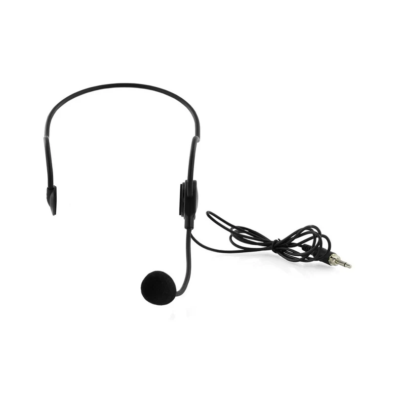 Mac Mah Wireless system consisting of a headworn microphone and a bodypack transmitter, transmission frequencies 660 - 690 MHz